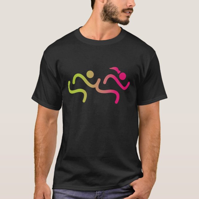Camiseta Ejecutando Chicas para siempre (Anverso)