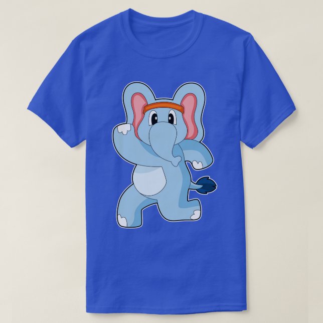 Camiseta Ejecutando Elephant Runner (Diseño del anverso)
