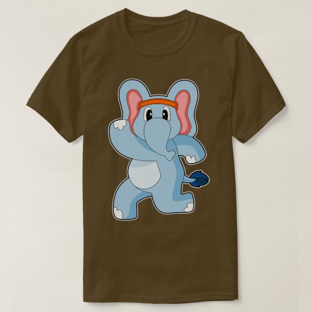 Camiseta Ejecutando Elephant Runner (Diseño del anverso)
