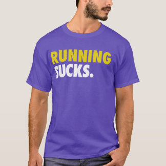 Camiseta Ejecutando Sucks corriendo