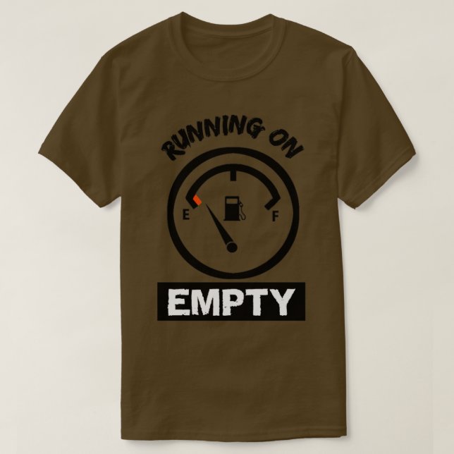 Camiseta Ejecutándose vacío (Diseño del anverso)