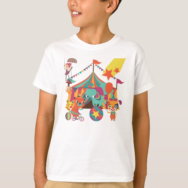 Camiseta Ejecutantes de circo (Anverso)