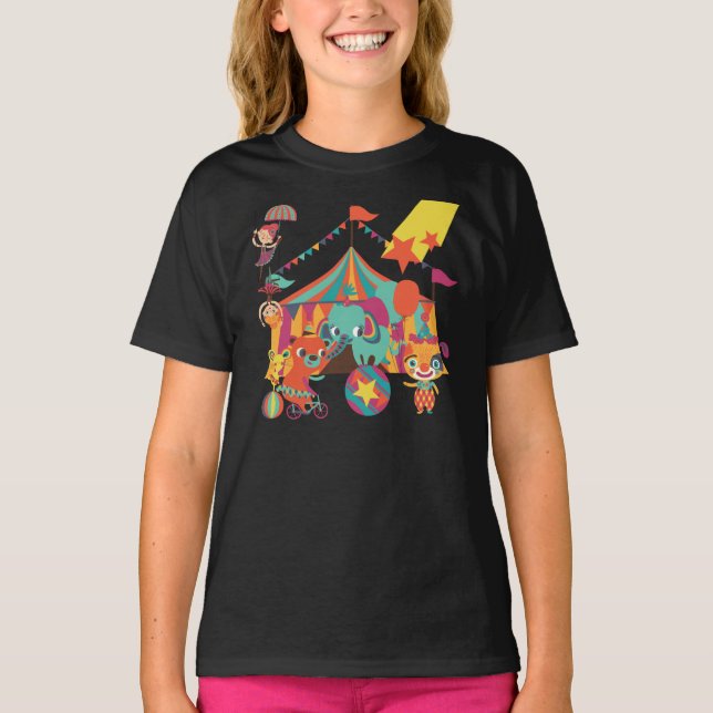 Camiseta Ejecutantes de circo (Anverso)