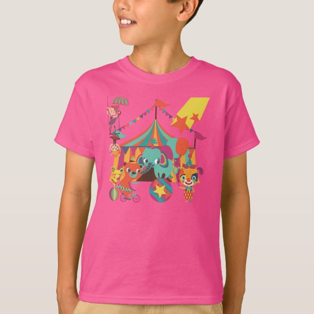 Camiseta Ejecutantes de circo (Anverso)
