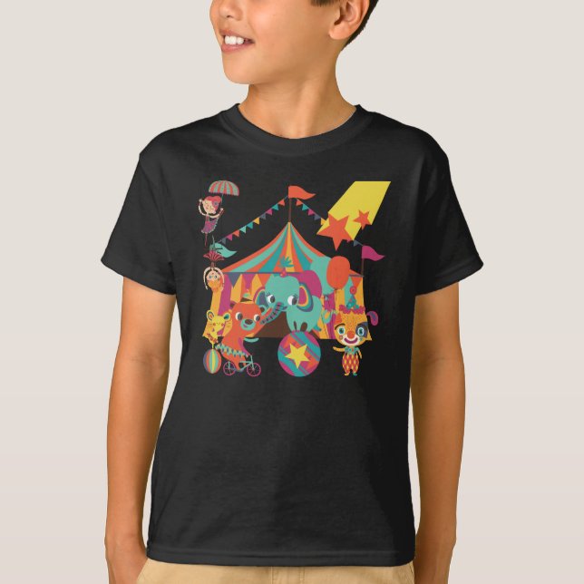 Camiseta Ejecutantes de circo (Anverso)