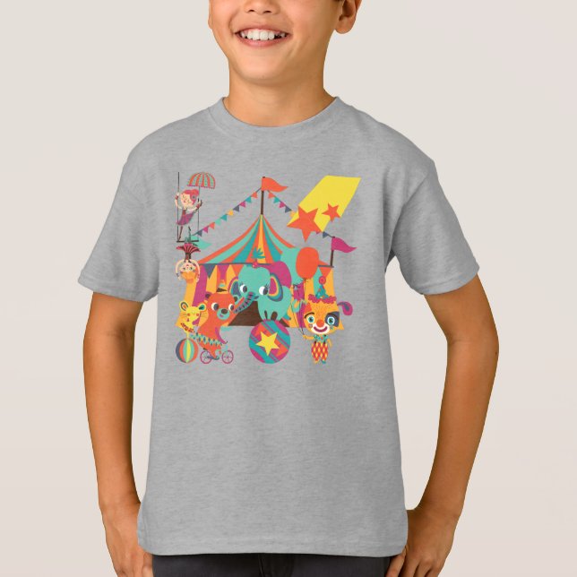Camiseta Ejecutantes de circo (Anverso)