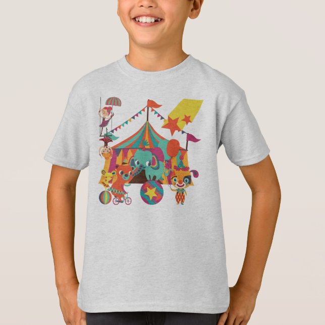 Camiseta Ejecutantes de circo (Anverso)