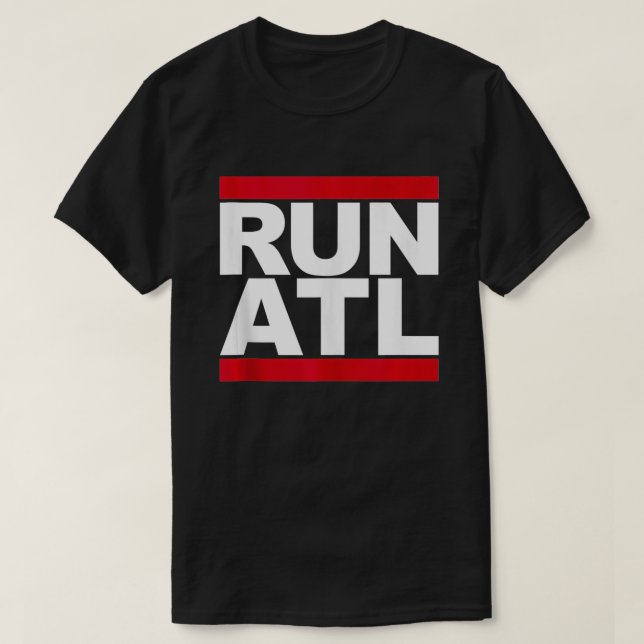 Camiseta Ejecutar ATL Atlanta Running (Diseño del anverso)