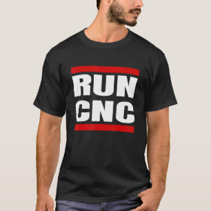Camiseta Ejecutar Cnc Machining Mechanining Cnc Milling Cut