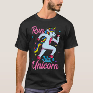 Camiseta Ejecutar como un maratón de pista y campo de unico