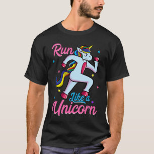 Camiseta Ejecutar como un maratón de pista y campo de unico