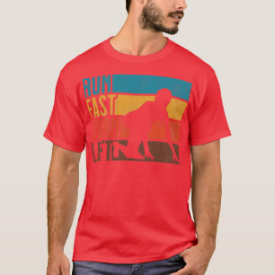 Camiseta Ejecutar corredores de ráfaga de giro rápido a la