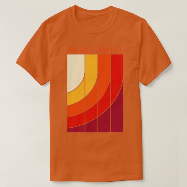 Camiseta Ejecutar corredores de ráfaga de giro rápido a la  (Diseño del anverso)