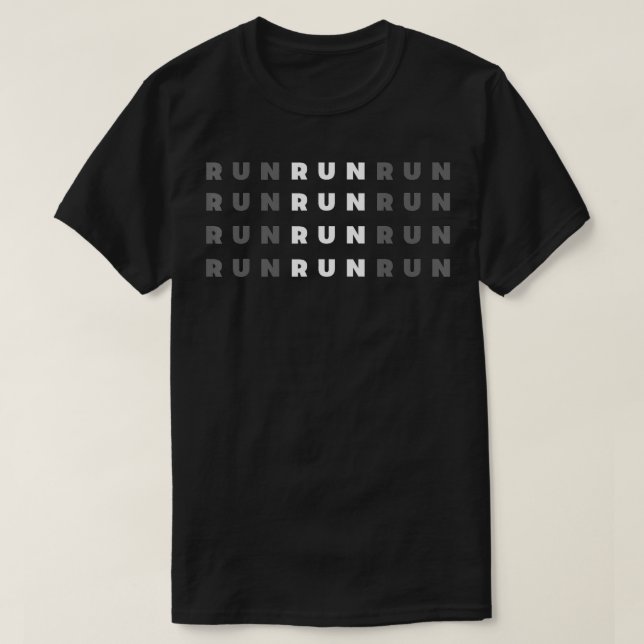 Camiseta Ejecutar ejecución (Diseño del anverso)