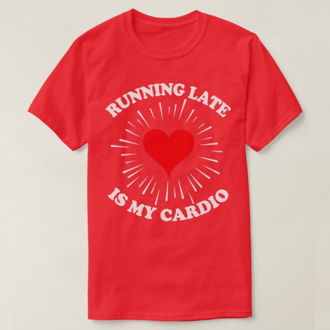 Camiseta Ejecutar es mi cardio (Diseño del anverso)