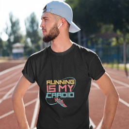 Camiseta Ejecutar es mi cardio | Tracción a largo plazo