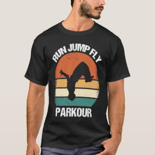 Camiseta Ejecutar Jump Fly Parkour 1