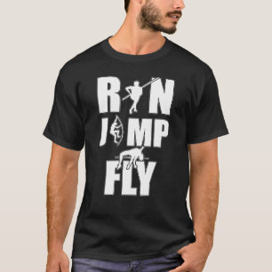 Camiseta Ejecutar Jump Fly Pole Vault
