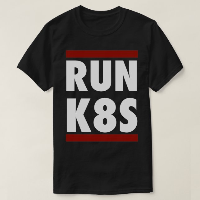 Camiseta Ejecutar K8S (Diseño del anverso)