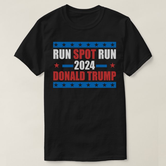 Camiseta Ejecutar la carrera deportiva Donald para las elec (Diseño del anverso)
