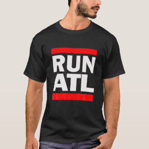 Camiseta Ejecutar la Novedad ATL diciendo Atlanta City Geor