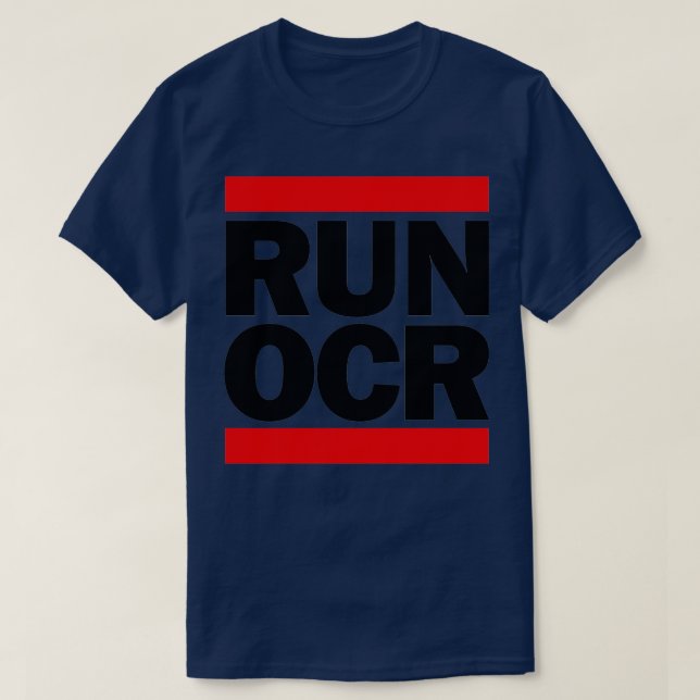 CAMISETA EJECUTAR OCR (Diseño del anverso)