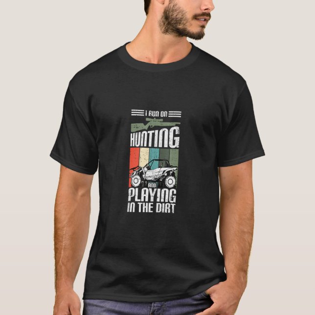 Camiseta Ejecutar sobre la cacería de suciedad 4 Camión De  (Anverso)