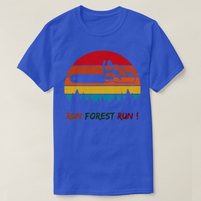 Camiseta Ejecutar un regalo divertido para Lumberjacks Clas (Diseño del anverso)