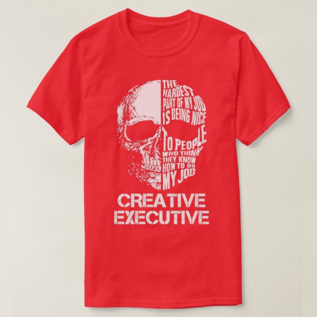 Camiseta Ejecutivo creativo (Diseño del anverso)