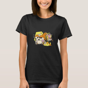 Camiseta Ejecutivo de ganado vacuno pollos ovejas agriculto