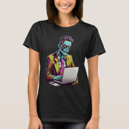 Camiseta Ejecutivo zombi: horas extra de trabajo | Hallowee