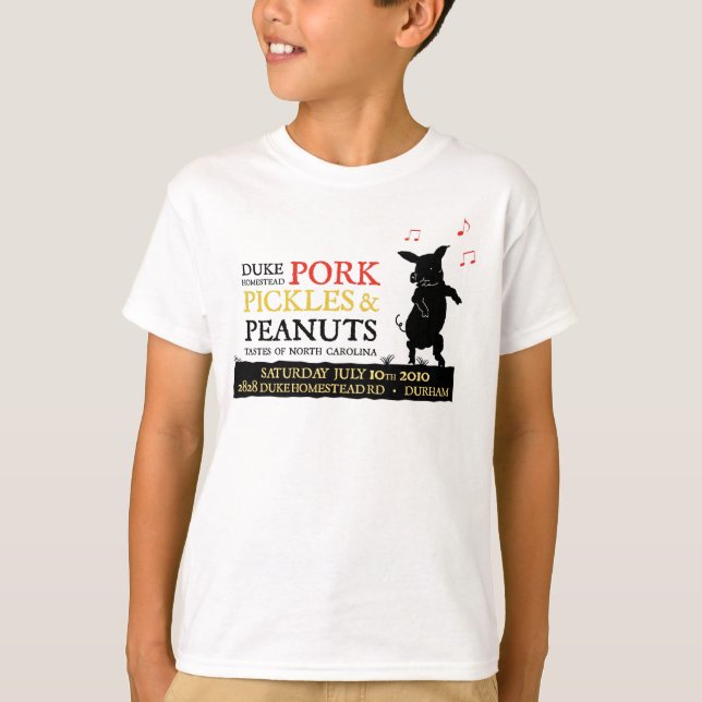 Camiseta ejemplar de cerdo pickles peanuts 2010 (Anverso)
