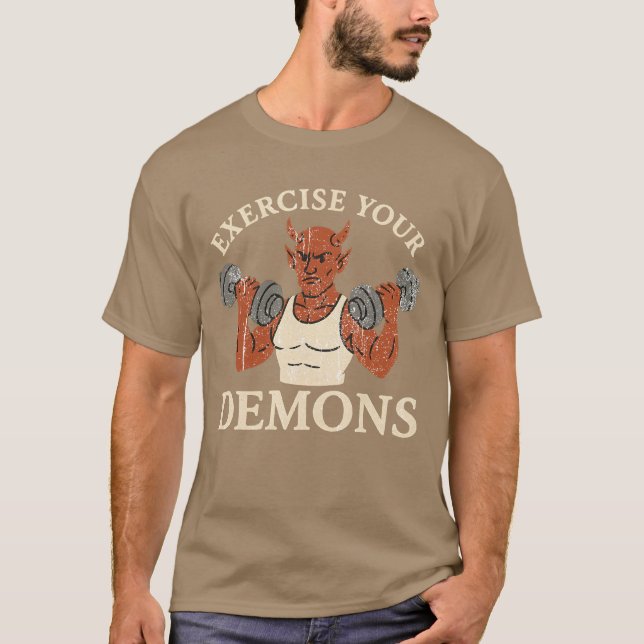 Camiseta Ejercer tus demonios (Anverso)