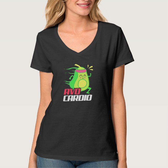 Camiseta Ejercicio aguacate cardio (Anverso)