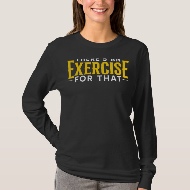 Camiseta Ejercicio De Fisioterapia Terapéutica Pta (Anverso)