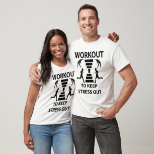 Camiseta Ejercicio de Fitness Gimnasio