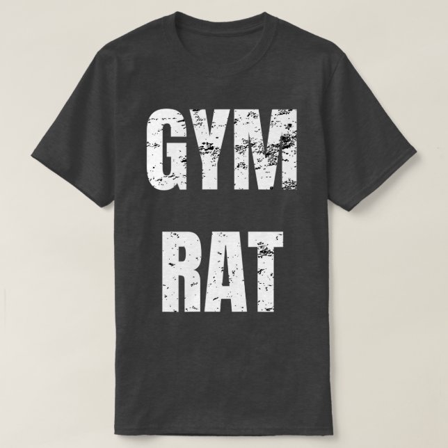 Camiseta Ejercicio De La Rata Del Gimnasio Ejercicio De La  (Diseño del anverso)