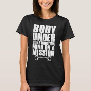 Camiseta Ejercicio de levantamiento de pesas de citas de co