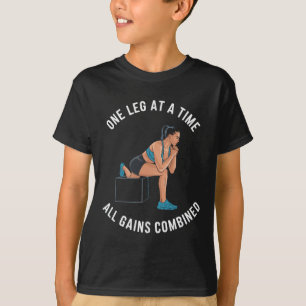 Camiseta Ejercicio de Sentadilla Búlgara Fitness Culturismo