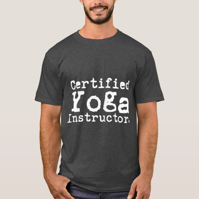 Camiseta Ejercicio de Yoga certificado de Guay Instructor d (Anverso)