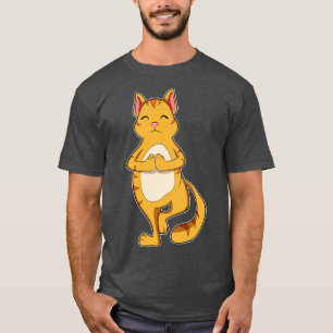 Camiseta Ejercicio de yoga para gato