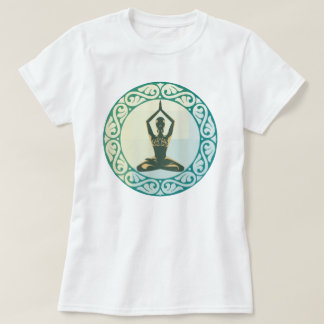 Camiseta Ejercicio De Yoga Sentando Meditación De La Posa