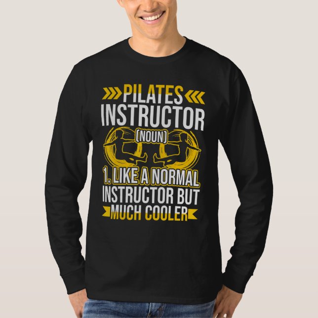 Camiseta Ejercicio del instructor de Pilates (Anverso)