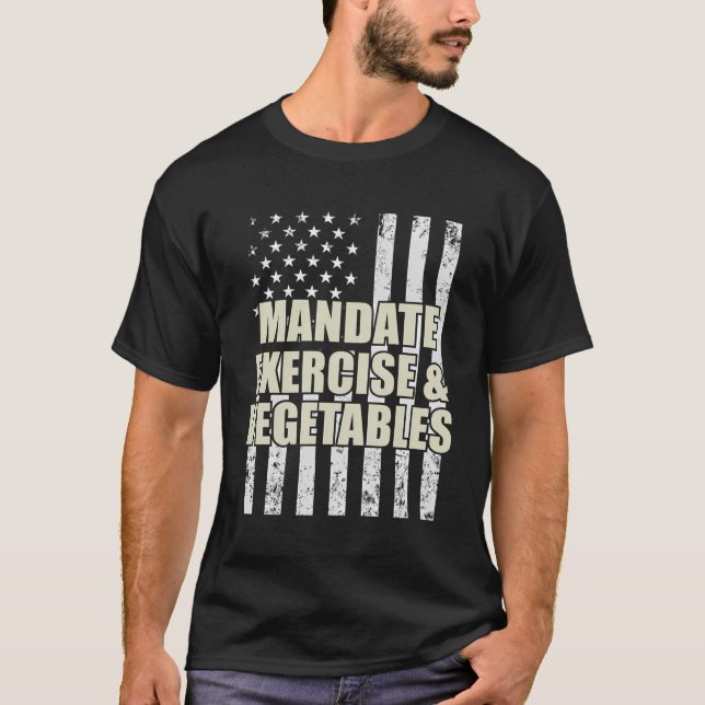 Camiseta Ejercicio Del Mandato Y Verduras (Anverso)