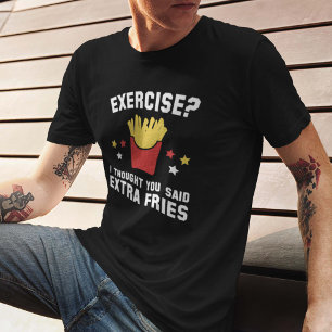 Camiseta ¿Ejercicio? Pensé Que Habías Dicho Bares Extra