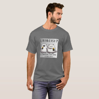 Camiseta 🍟 "¿Ejercicio? Pensé Que Habías Dicho Bates Extra