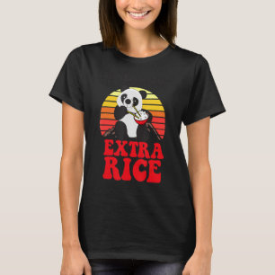 Camiseta Ejercicio Retro Pensé Que Dijiste Panda De Arroz E