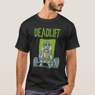 Camiseta Ejercicio Zombie de entrenamiento de peso muerto