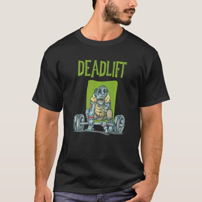 Camiseta Ejercicio Zombie de entrenamiento de peso muerto (Anverso)