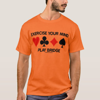 Camiseta Ejercite su puente del juego de la mente (cuatro